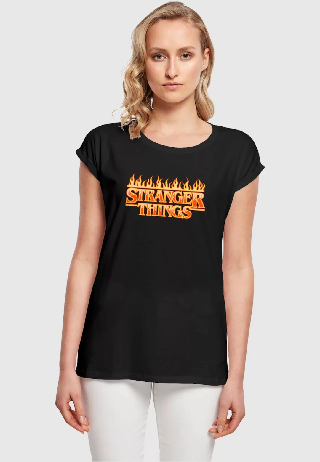 ABSOLUTE CULT T-Shirt "ABSOLUTE CULT Damen Ladies Stranger Things - Fire Lo günstig online kaufen