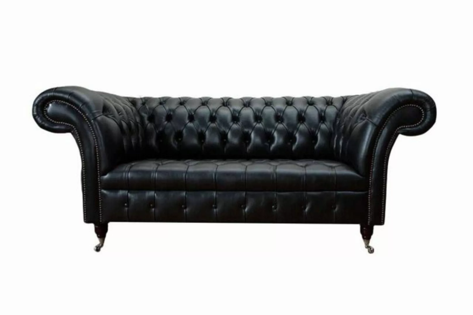 JVmoebel Chesterfield-Sofa, Chesterfield Leder Sofa Dreisitzer Couch Wohnzi günstig online kaufen