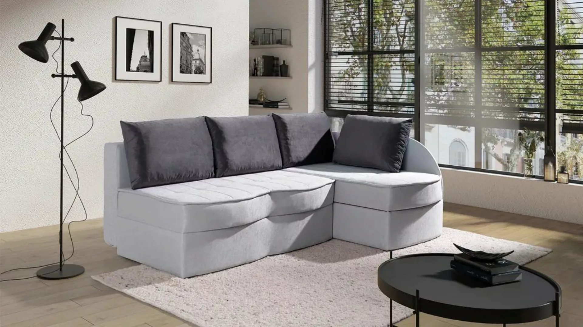 DB-Möbel Ecksofa mit Schlaffunktion " KALIA" - Sofa vom Hersteller günstig online kaufen