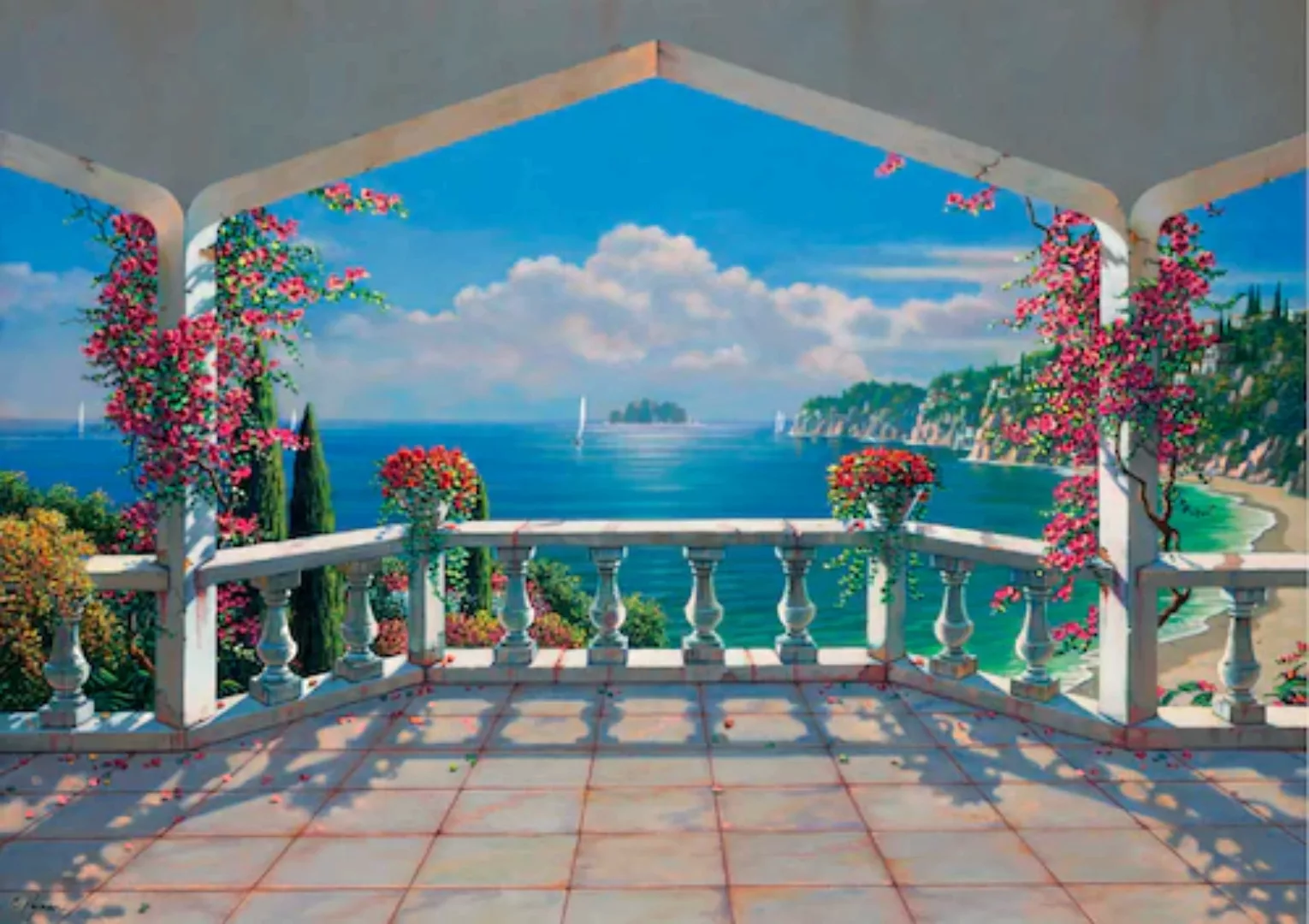 Papermoon Fototapete »Villa de Vista«, matt günstig online kaufen