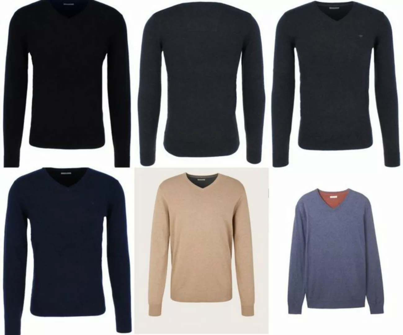 TOM TAILOR Sweatshirt Basic V-Neck Sweater günstig online kaufen