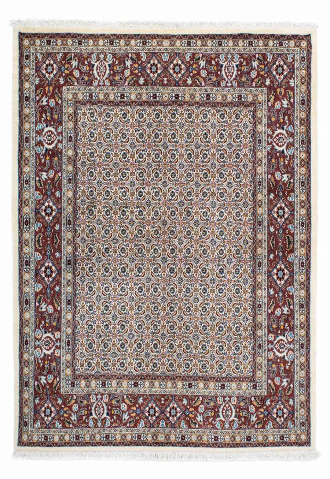 morgenland Wollteppich »Moud Medaillon Beige 201 x 146 cm«, rechteckig, 10 günstig online kaufen