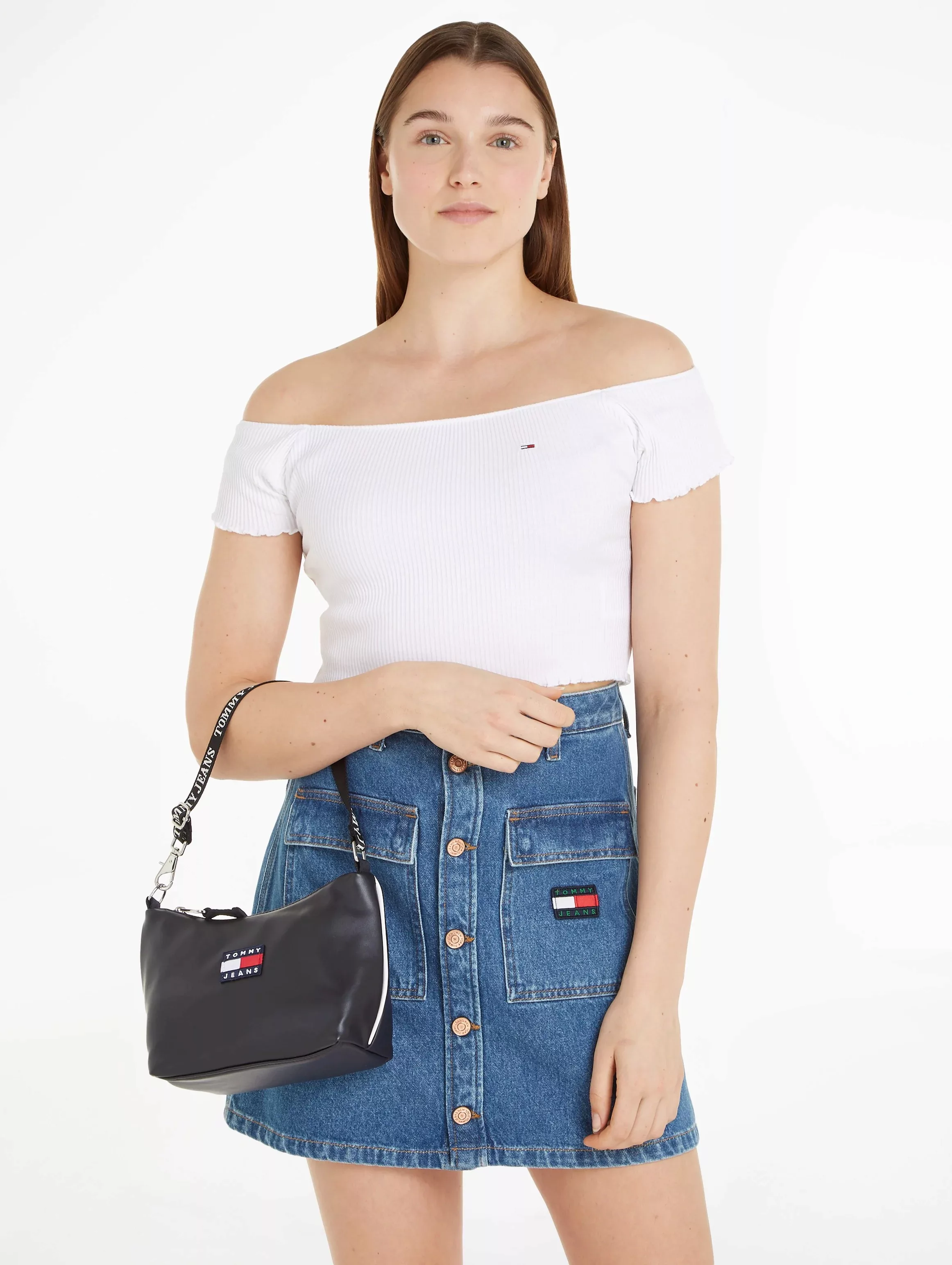 Tommy Jeans Schultertasche "TJW HERITAGE SHOULDER BAG", Handtasche Damen Ta günstig online kaufen