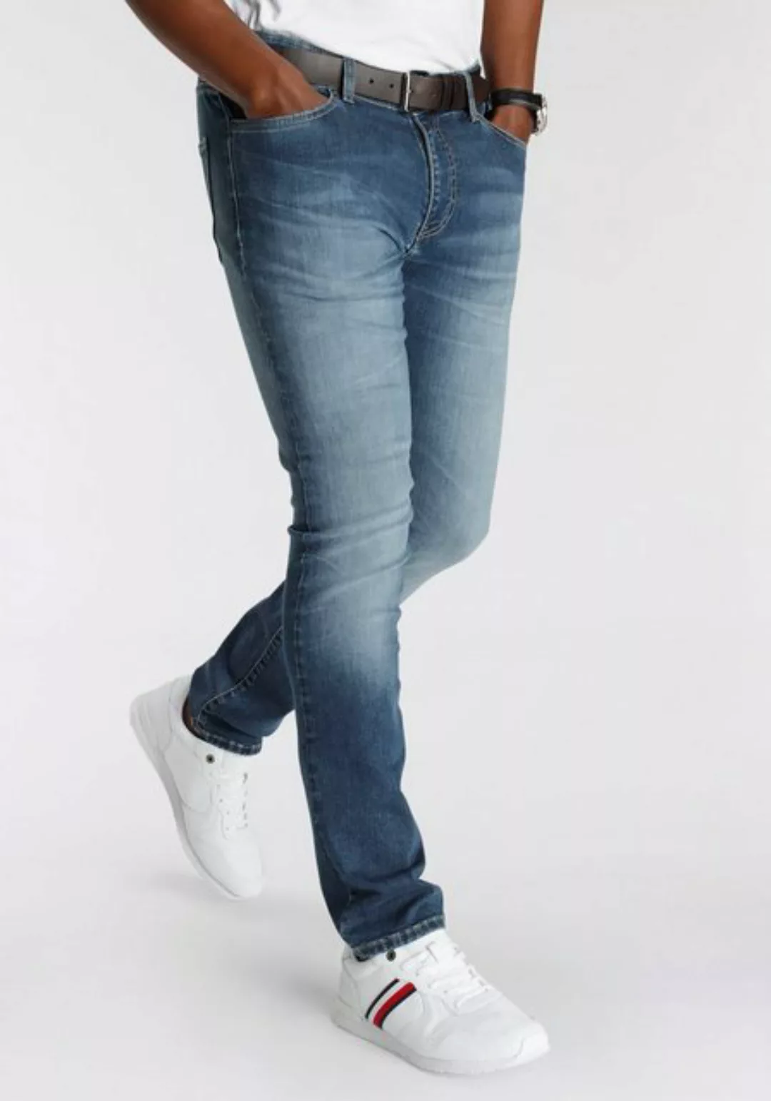 DELMAO Stretch-Jeans "Reed" mit schöner Innenverarbeitung - NEUE MARKE! günstig online kaufen