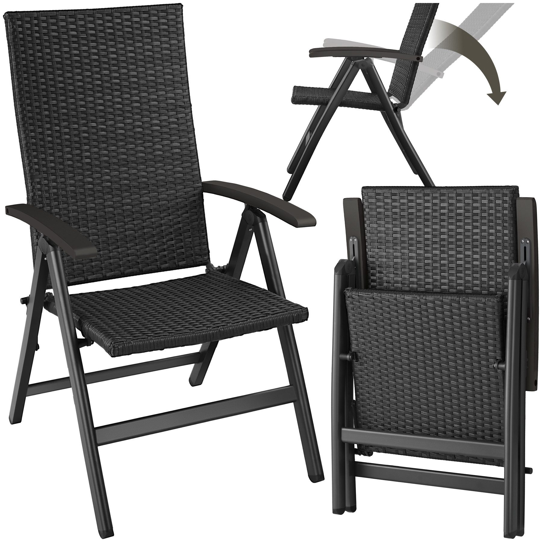 tectake Rattanstuhl Canberra (Set., 1 St), günstig online kaufen