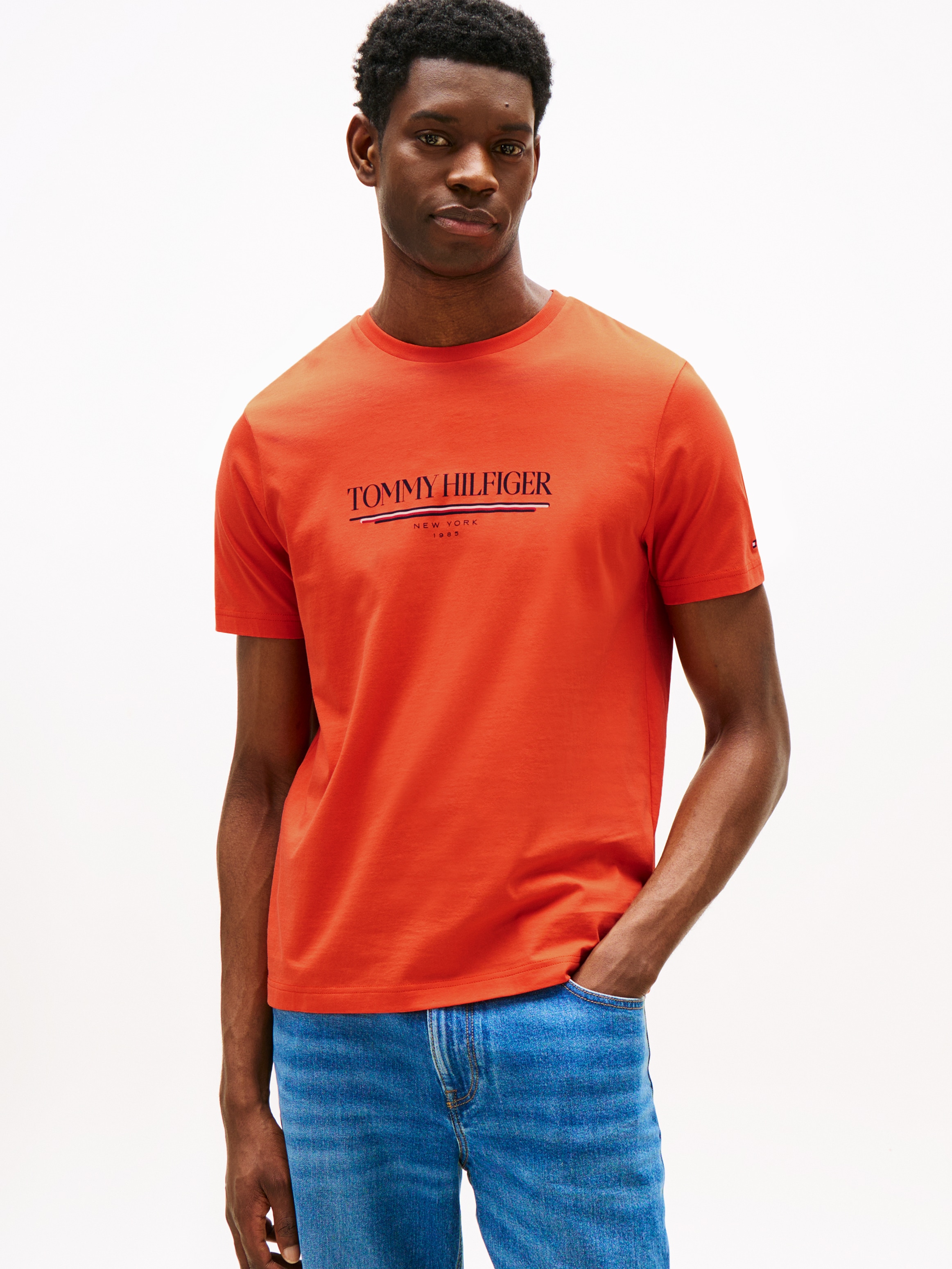 Tommy Hilfiger T-Shirt "BRAND LOVE HILFIGER TEE" günstig online kaufen