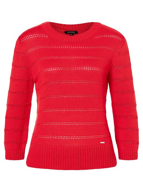 Ajour Pullover, soft red, Frühjahrs-Kollektion günstig online kaufen