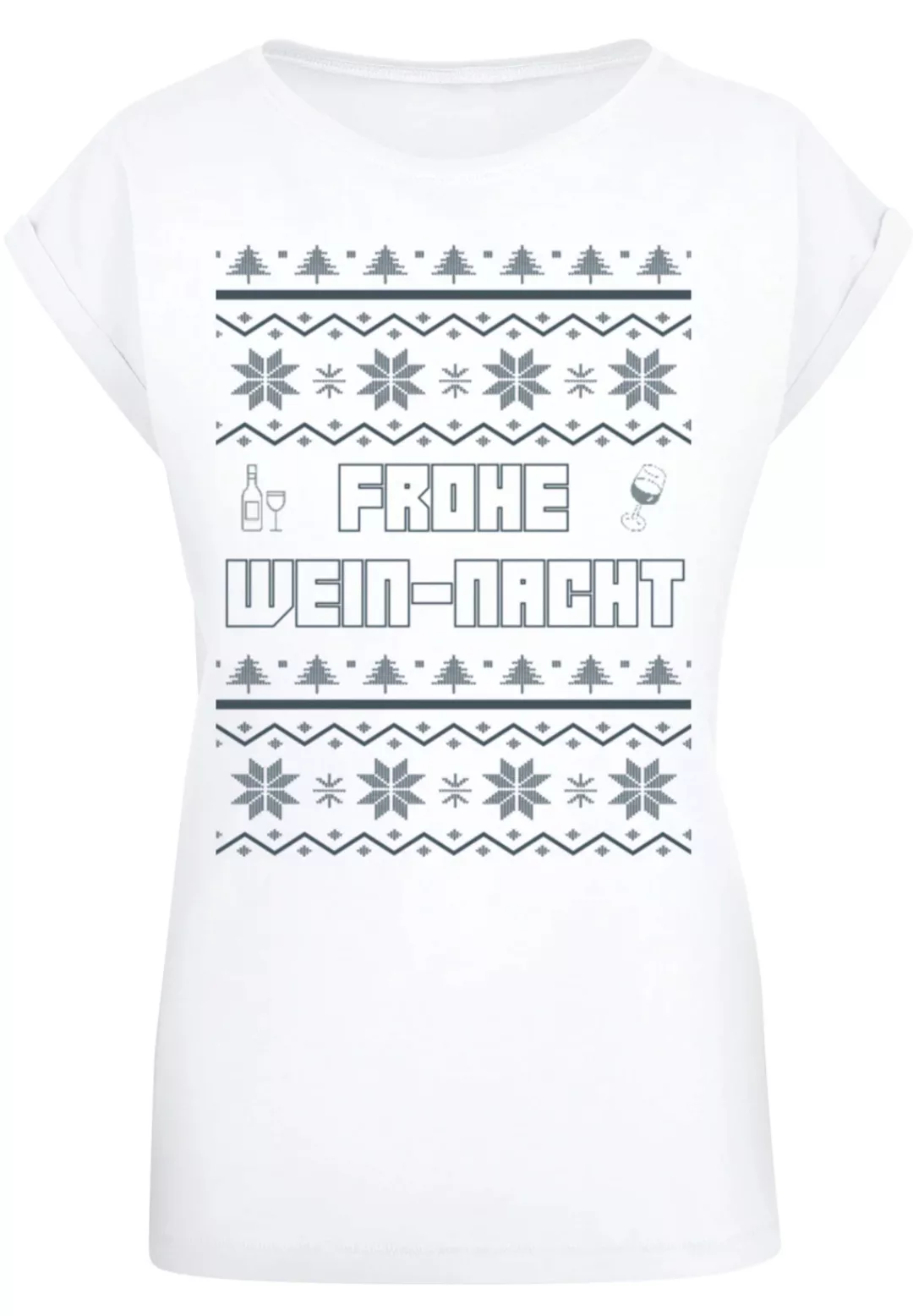 F4NT4STIC T-Shirt "Frohe Wein-Nacht", Print günstig online kaufen