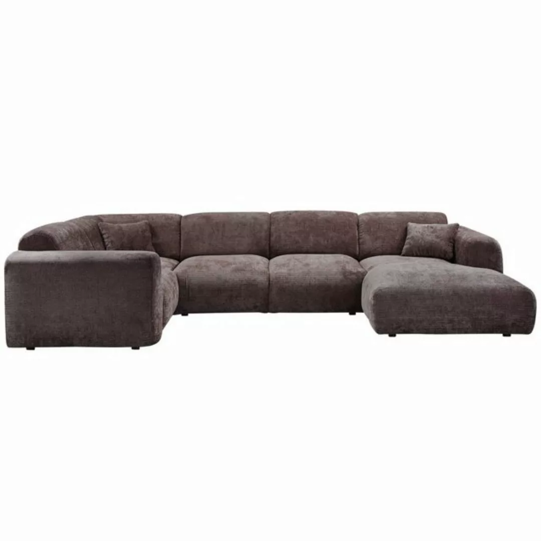 WOOOD Ecksofa Cloud aus Chenille-Stoff Links günstig online kaufen