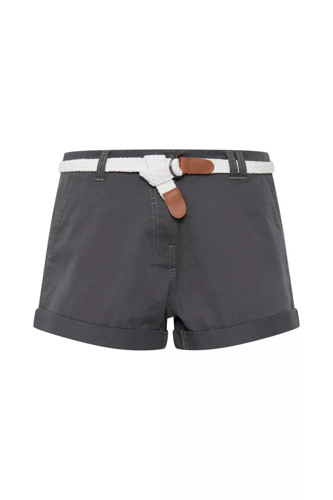 OXMO Chinoshorts OXChanett Shorts mit Gürtel in geflochtener Optik günstig online kaufen