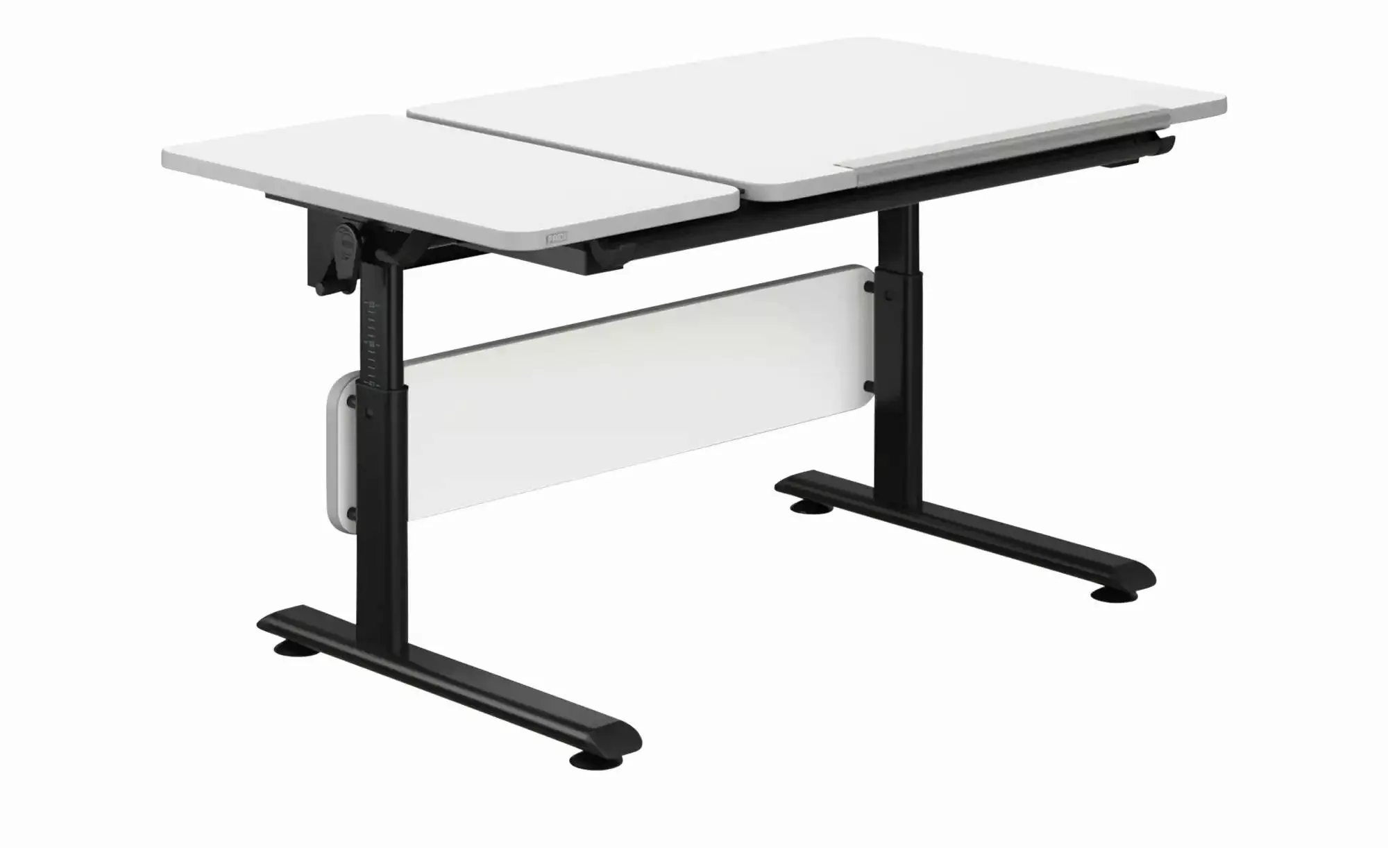 PAIDI Schülerschreibtisch  Diego Black ¦ weiß ¦ Maße (cm): B: 130 H: 53 T: günstig online kaufen