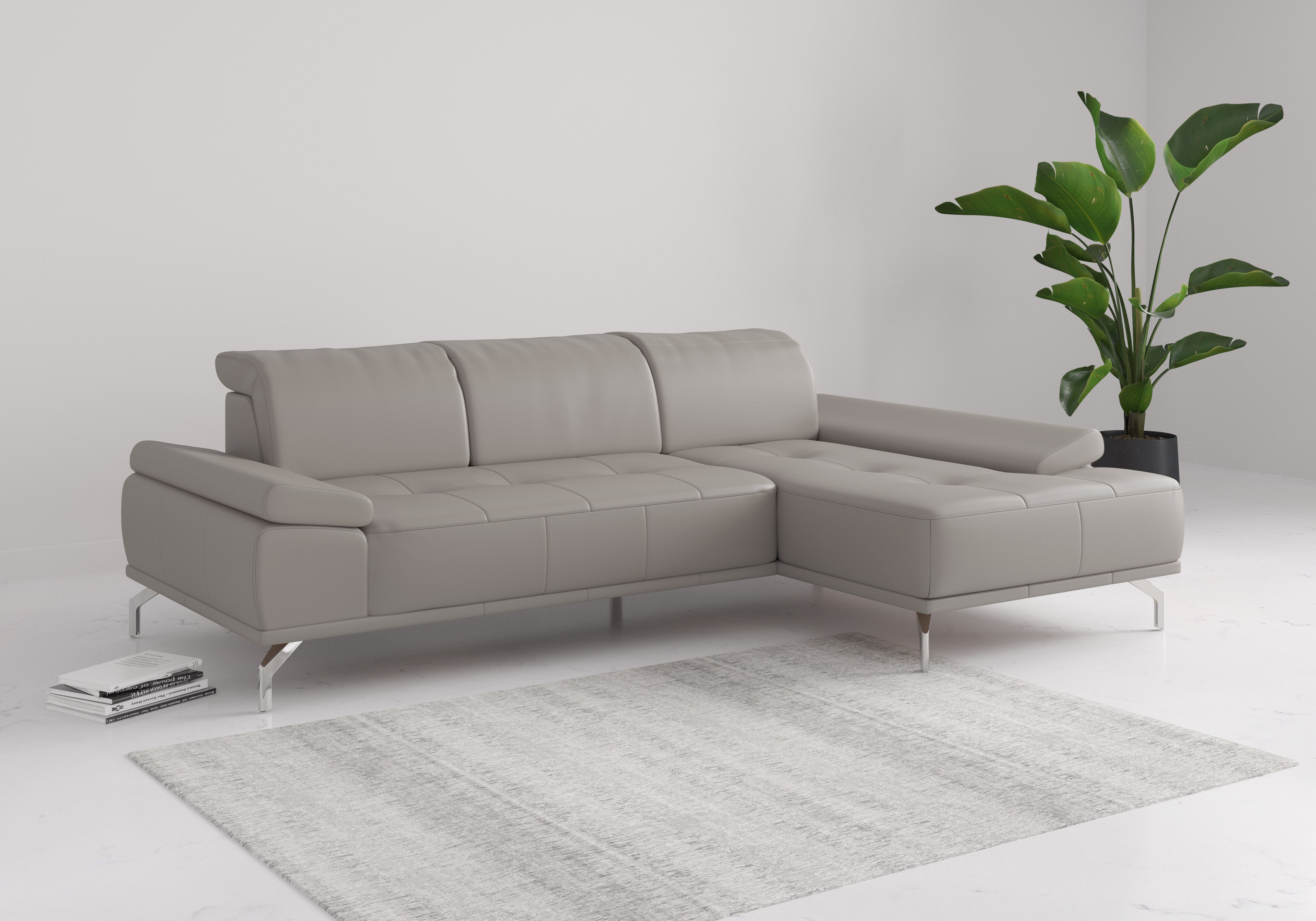 Places of Style Ecksofa "Caluna", Inkl.Sitztiefenverstellung, wahlweise mit günstig online kaufen