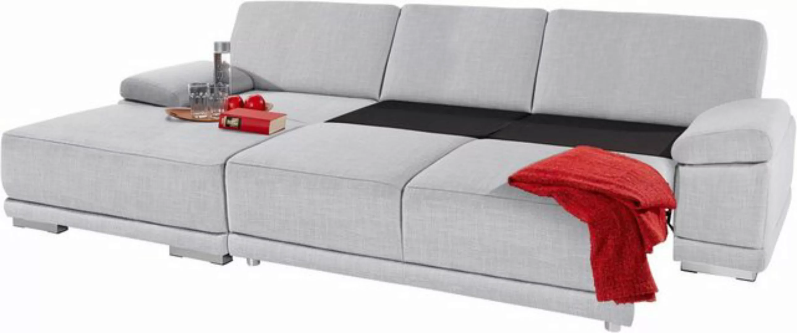 sit&more Ecksofa Coria L-Form, mit XL-Recamiere, wahlweise mit Bettfunktion günstig online kaufen