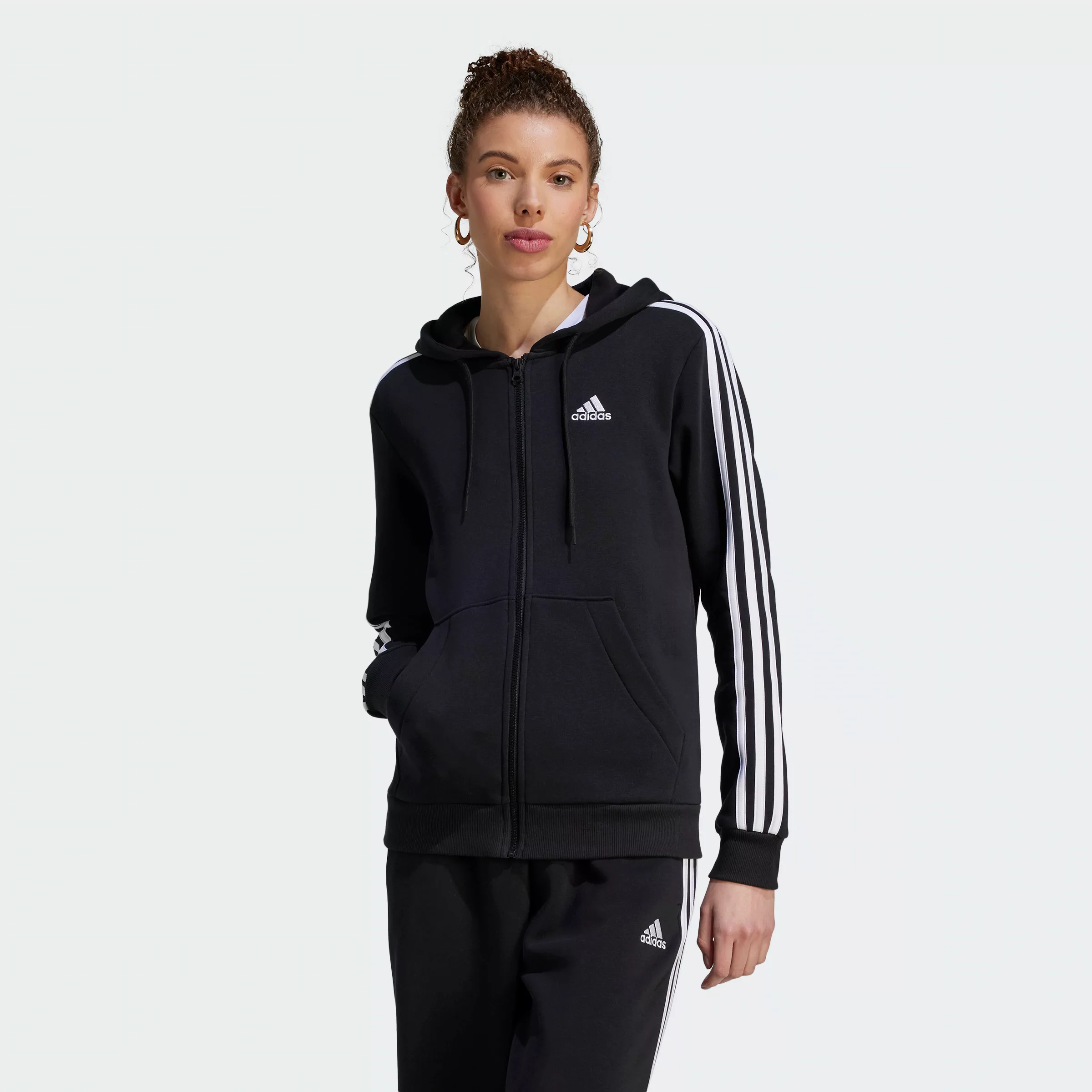 adidas Sportswear Kapuzensweatshirt "W 3S FL FZ HD" günstig online kaufen
