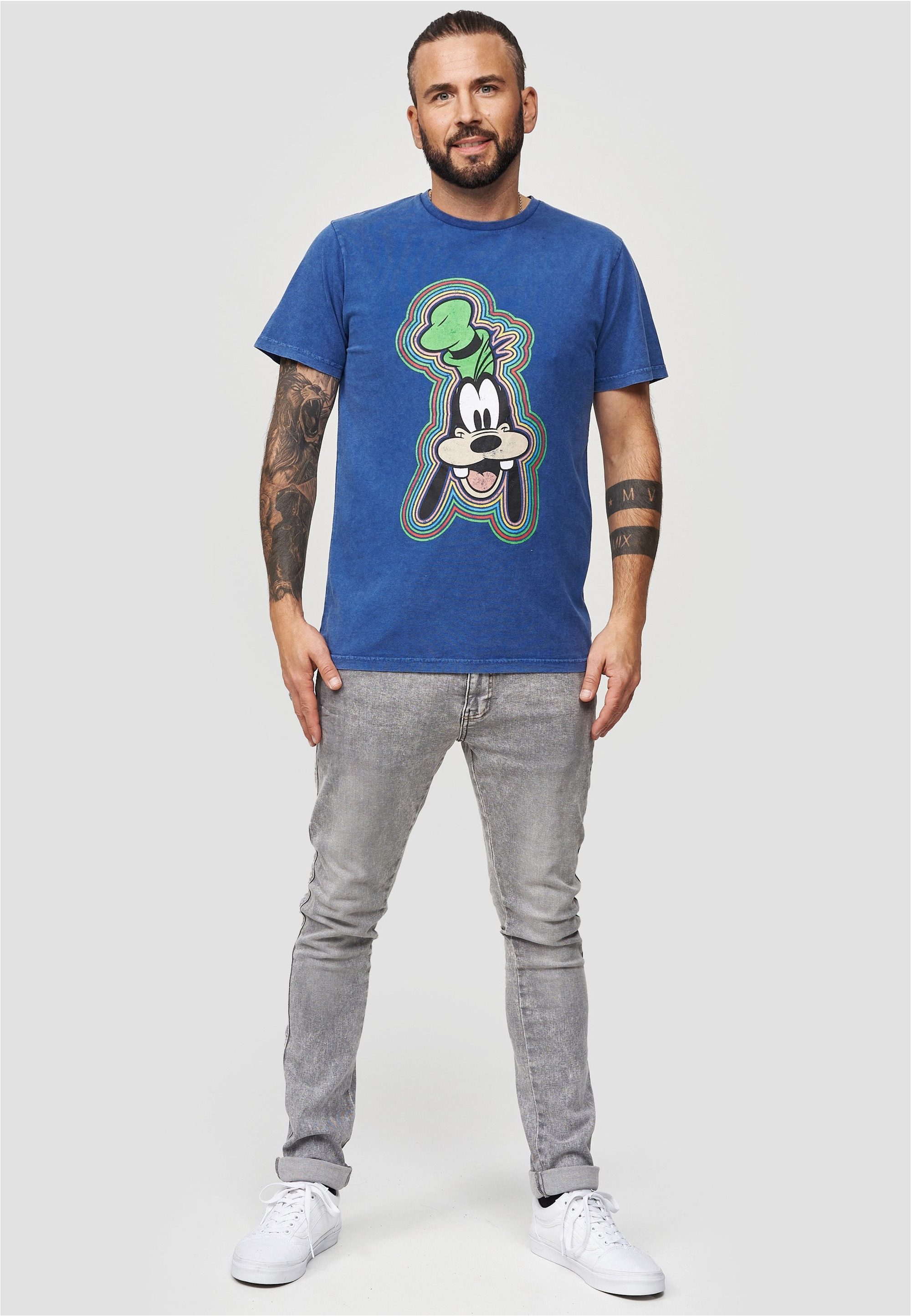 Recovered T-Shirt "Disney Goofy Outline", im zeitlosen Design günstig online kaufen