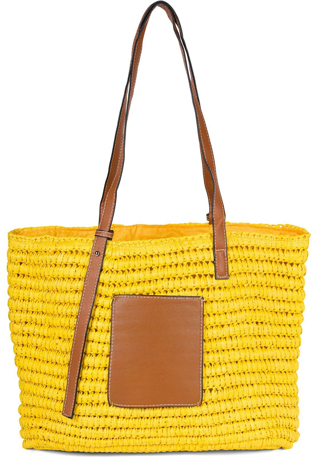 styleBREAKER Korbtasche Korbflecht Schultertasche - Basttasche günstig online kaufen