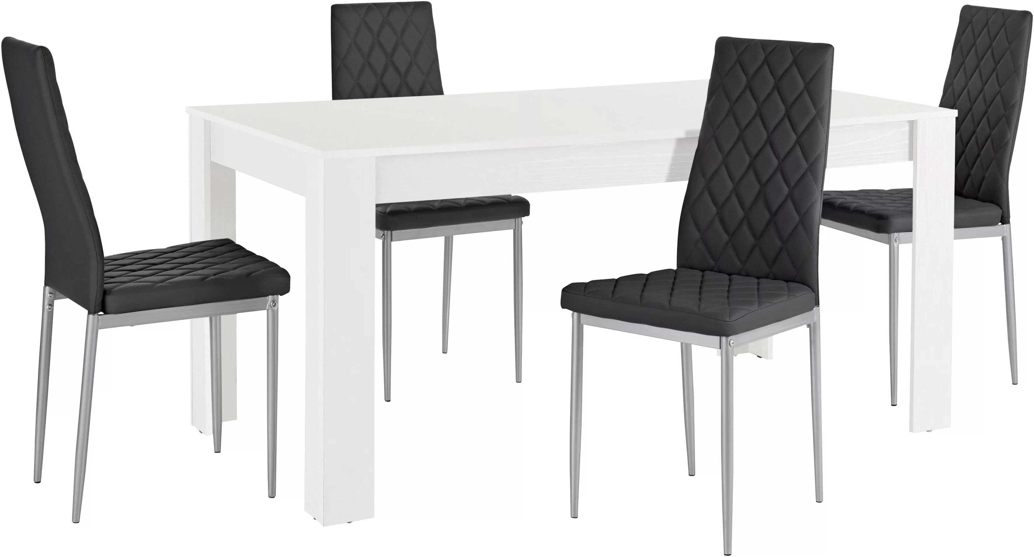 INOSIGN Essgruppe "Lynn160/Brooke", (Set, 5 tlg.), Tisch mit 4 Stühlen günstig online kaufen