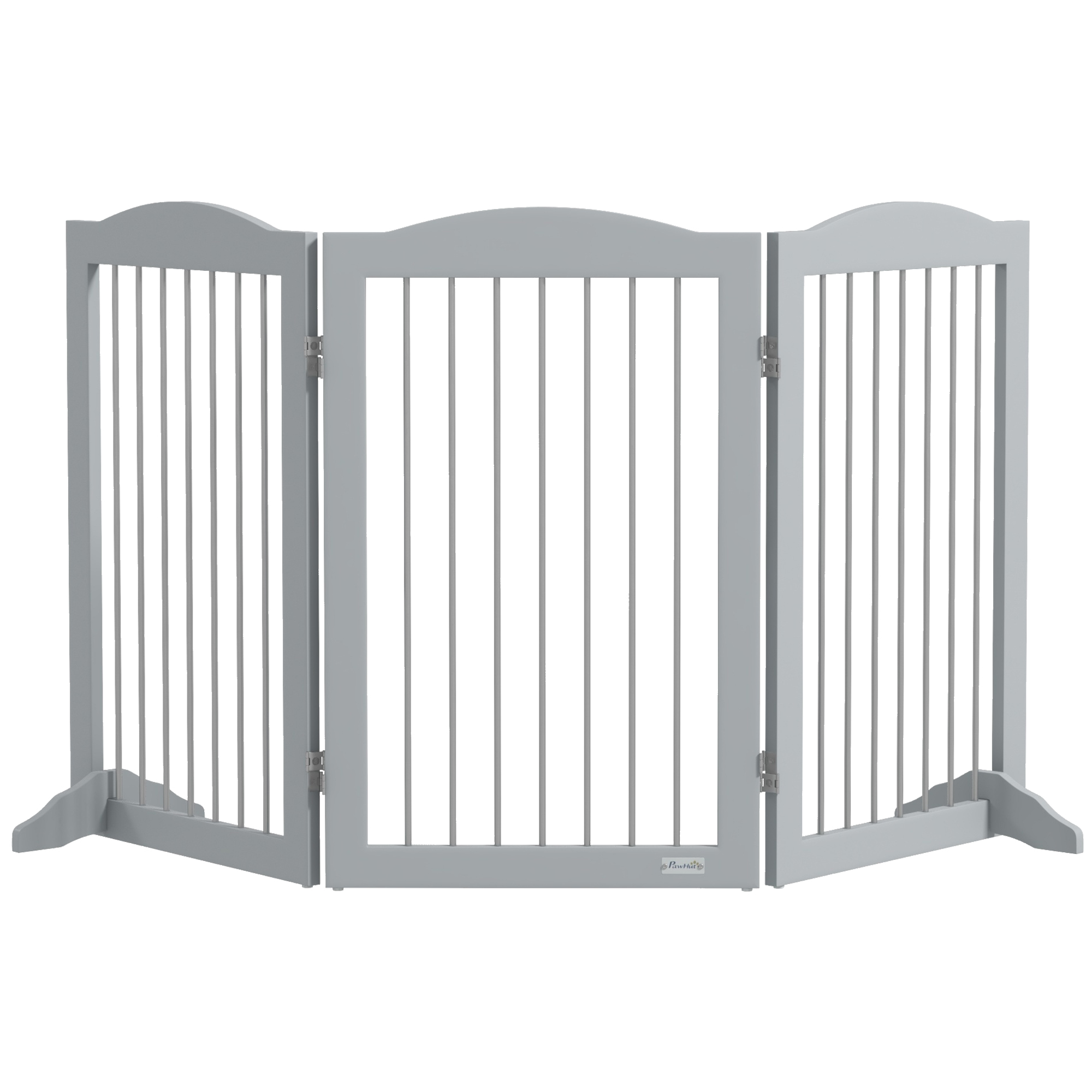 PawHut Faltbare Sicherheitsbarriere, Hundebarriere mit 3 Platten, 2 Stützfü günstig online kaufen