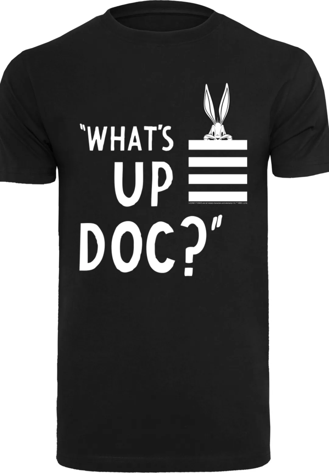 F4NT4STIC T-Shirt "Looney Tunes Bugs Bunny Whats Up Doc Stripes", Print günstig online kaufen