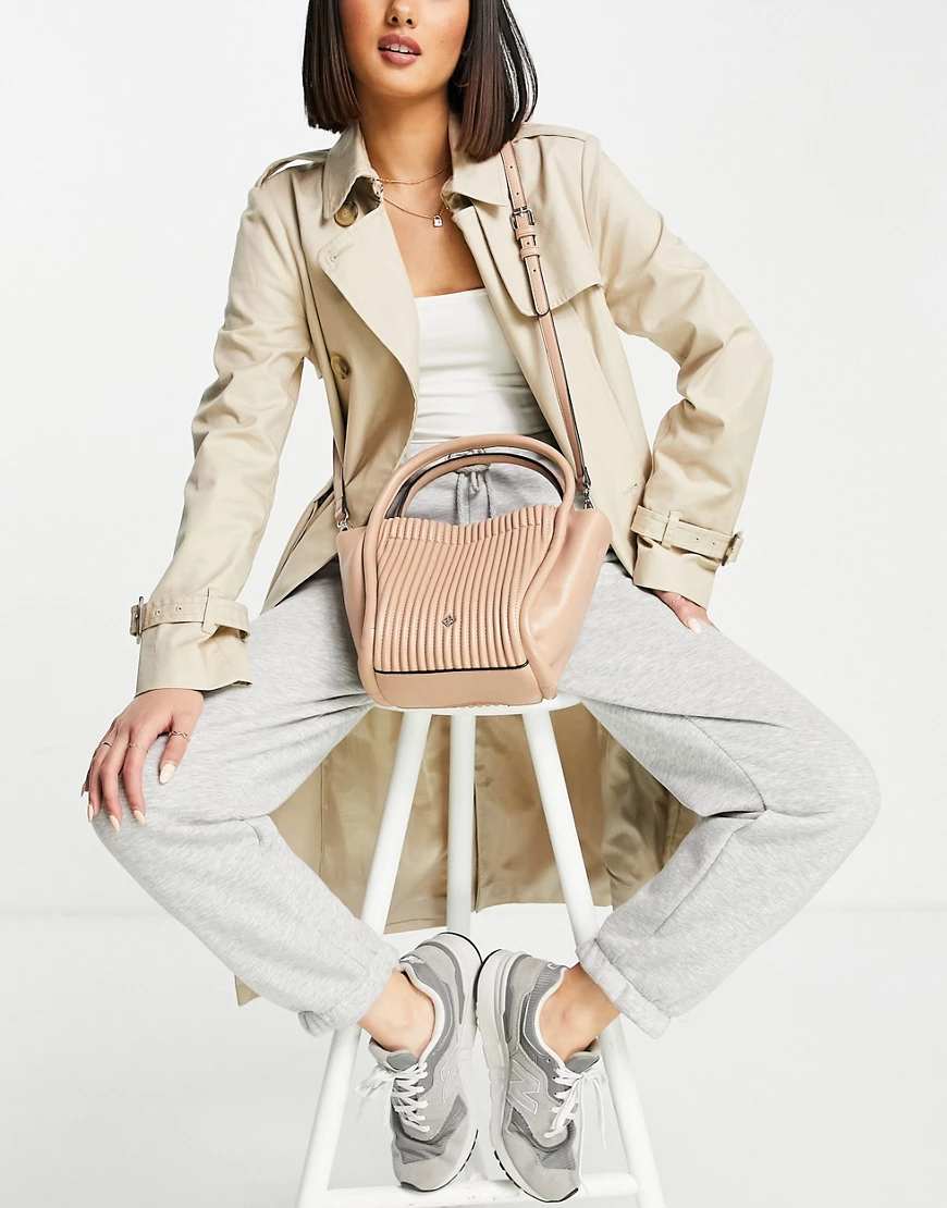 Call It Spring by ALDO – Realla – Vegane Tragetasche in Beige mit plissiert günstig online kaufen