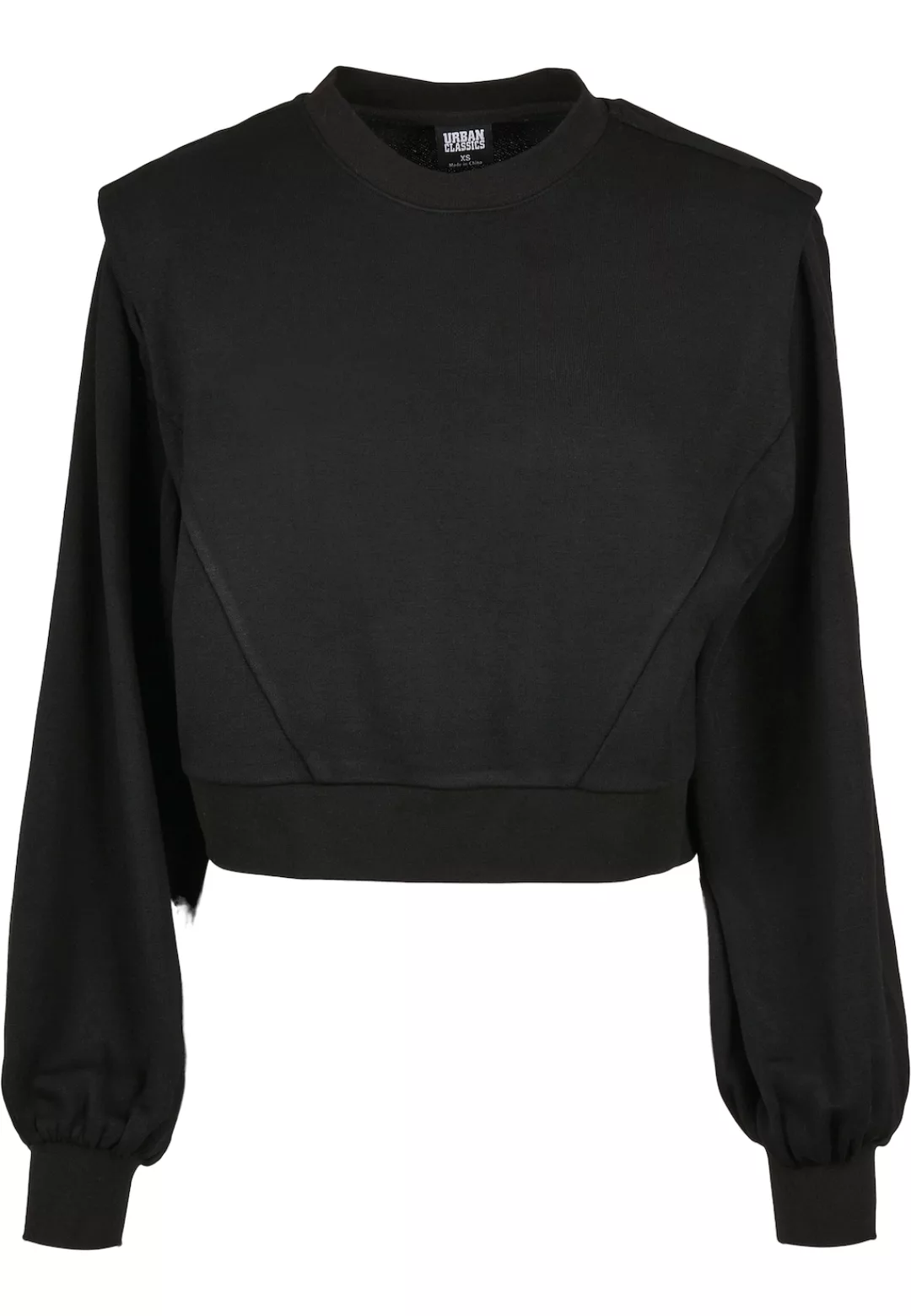 URBAN CLASSICS Sweatshirt "Urban Classics Damen Ladies Padded Shoulder Moda günstig online kaufen