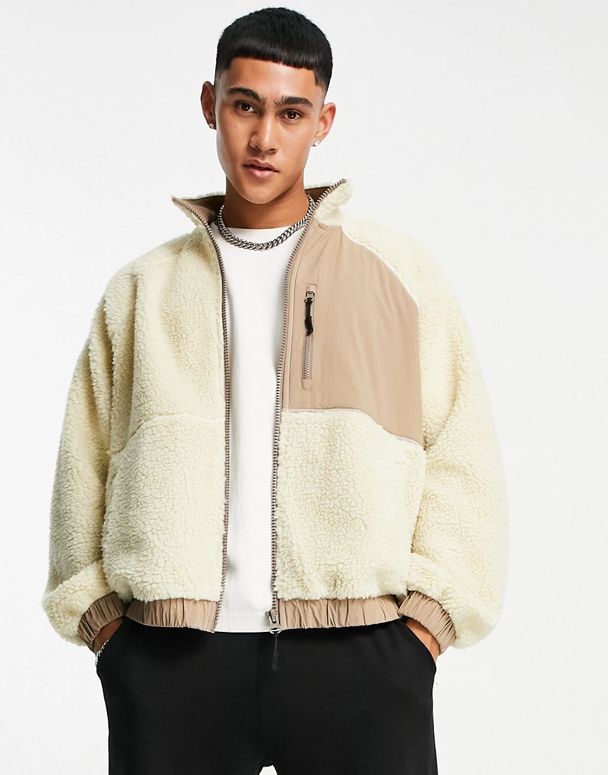 ASOS 4505 – Fleecejacke-Neutral günstig online kaufen