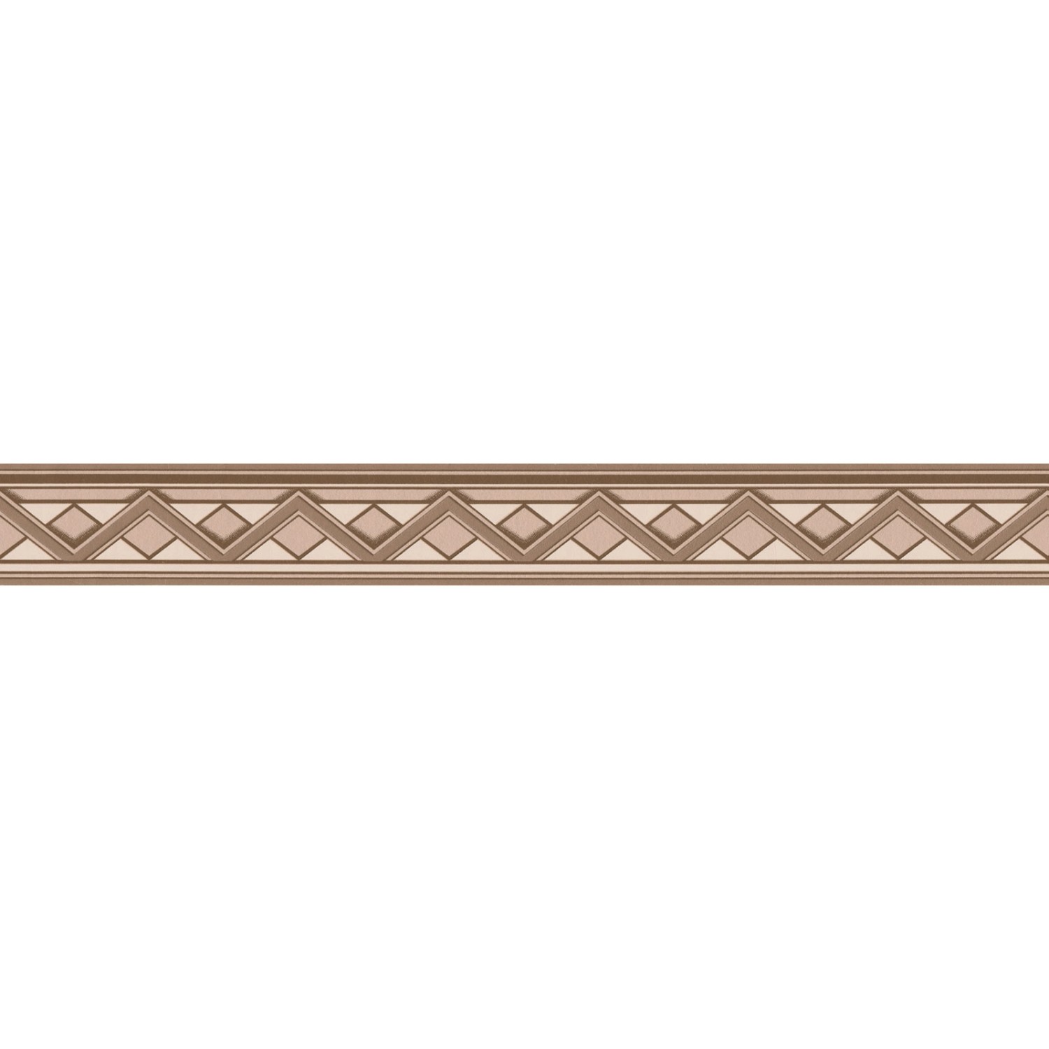Bricoflor Braune Tapetenbordüre Selbstklebend Klassische Tapeten Bordüre mi günstig online kaufen