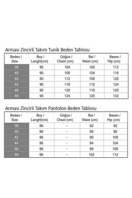 MODAMİHRAM Hosenanzug Armasi Ketten-Set günstig online kaufen