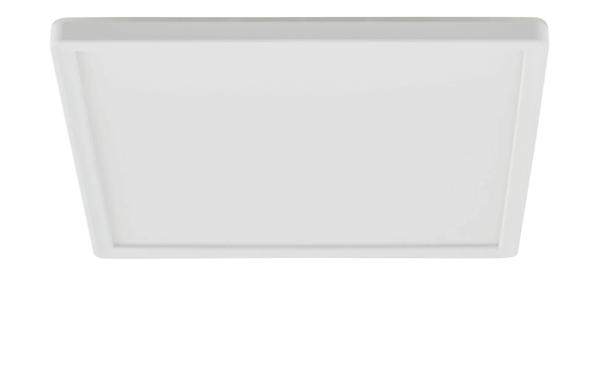 Brilo LED-Deckenleuchte Slim 18 W Eckig Weiß günstig online kaufen