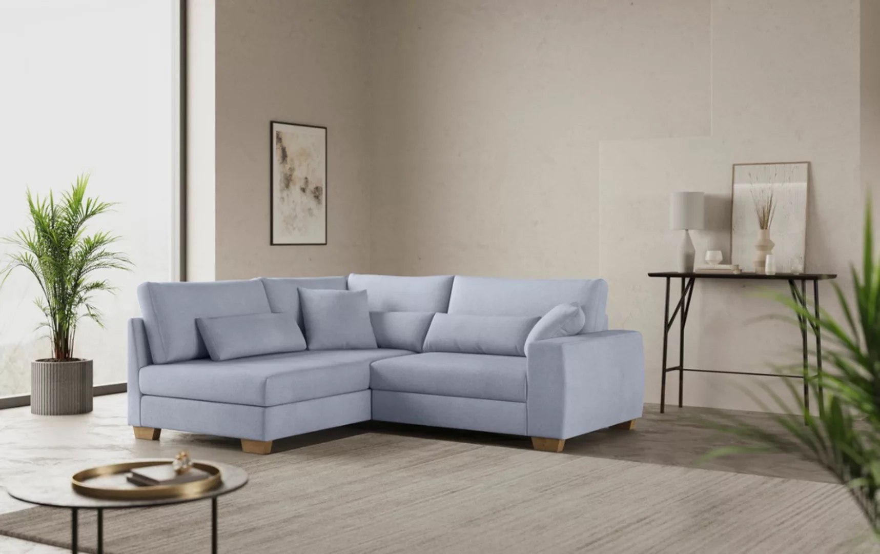 Mr. Couch Ecksofa "DuraSpring", mit Taschenfederkern, bis 140 kg belastbar, günstig online kaufen