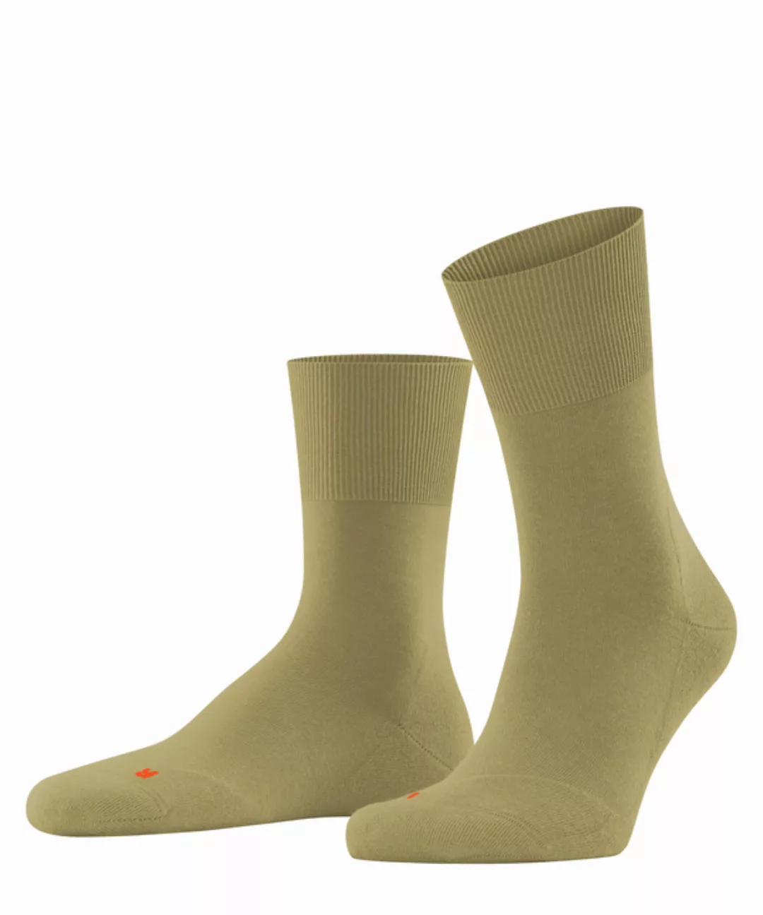 FALKE Run Socken, 42-43, Grün, Uni, Baumwolle, 16605-729803 günstig online kaufen