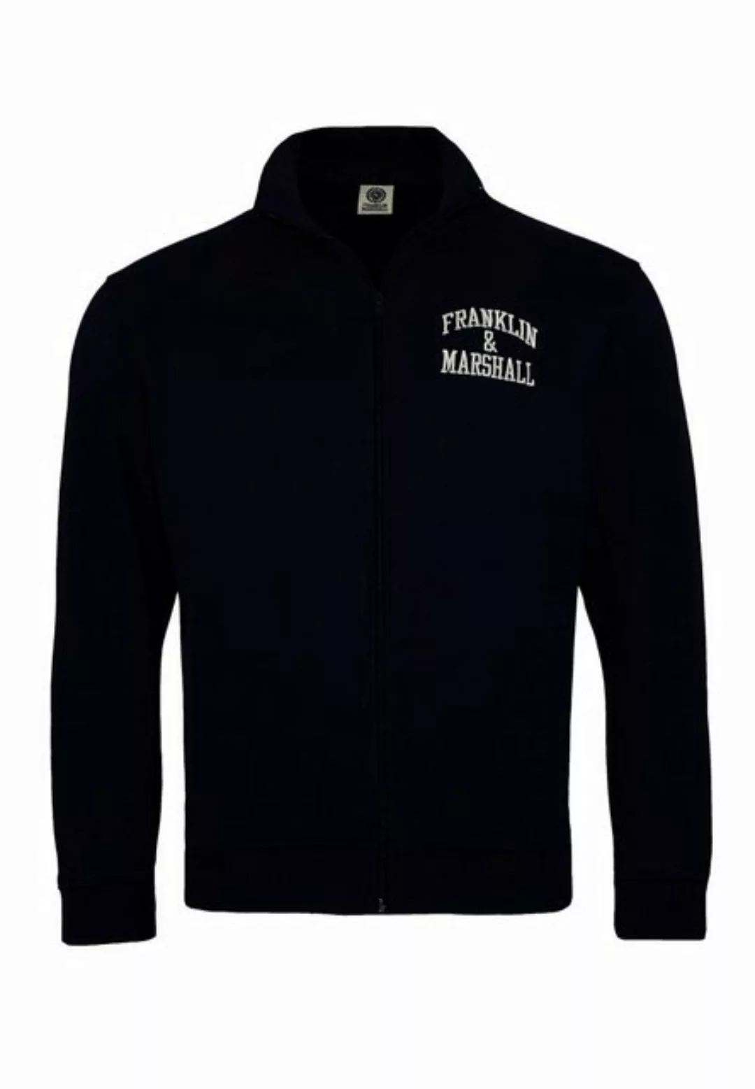 Franklin & Marshall Sweatjacke Jacke Sweat jacket mit Stehkragen und Logo-P günstig online kaufen