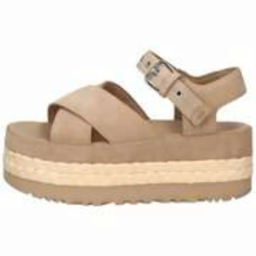 UGG Aubrey Plateau Sandale Damen beige günstig online kaufen