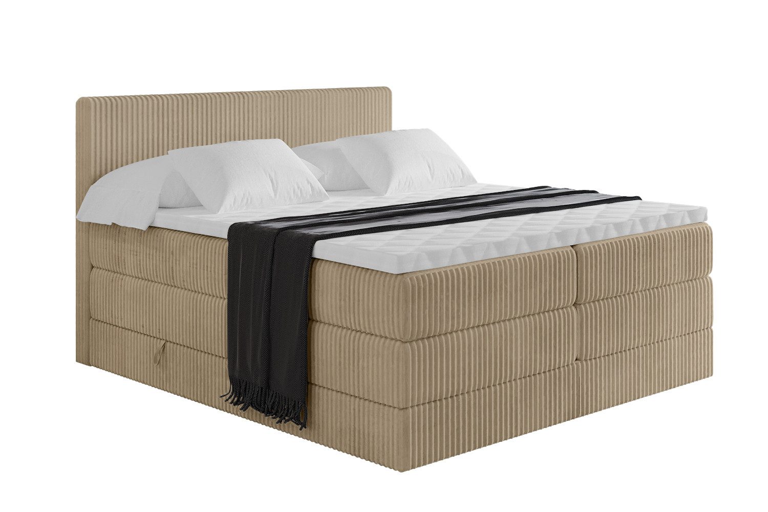 ALTDECOR Boxspringbett TOLO KING (Multipocket-Matratze H4, günstig online kaufen