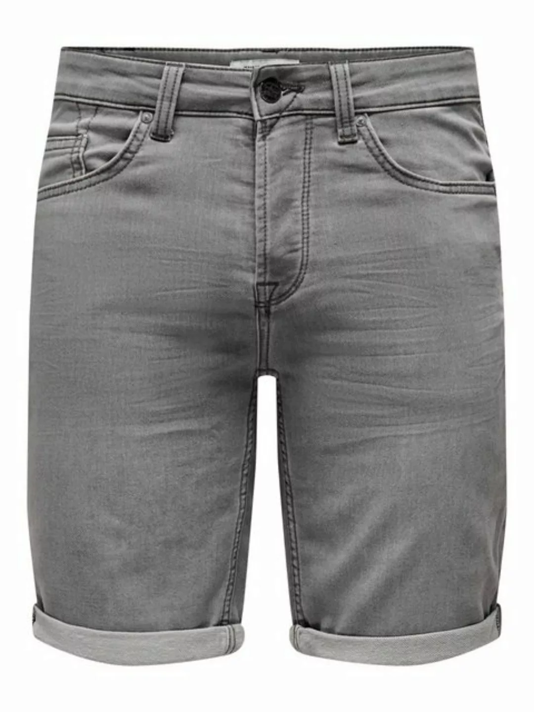 Only & Sons Herren Jeans Short ONSPLY REG GR JOG SHO PK 8583- Regular Fit günstig online kaufen