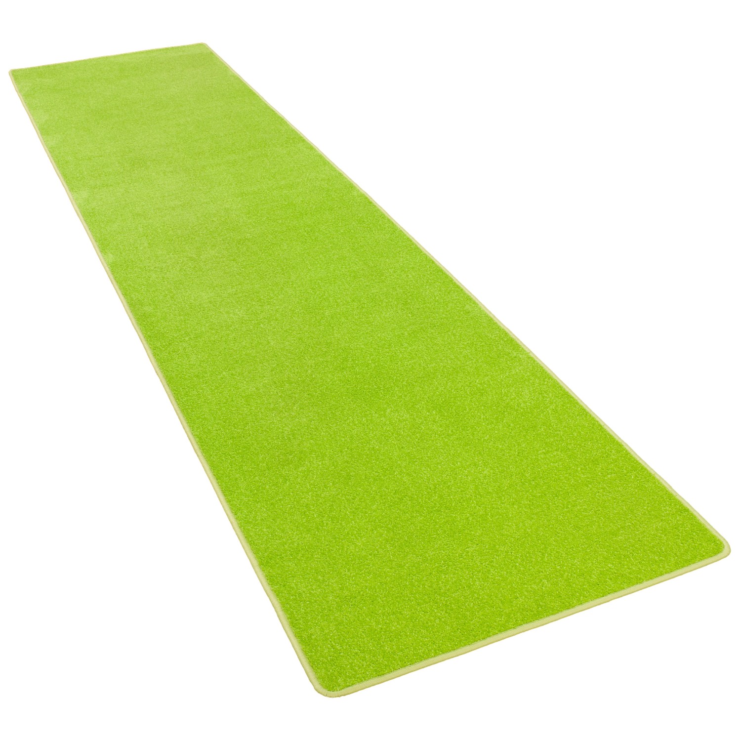 Snapstyle Trend Velours Läufer Teppich Joy Grasgrün 80x200cm günstig online kaufen