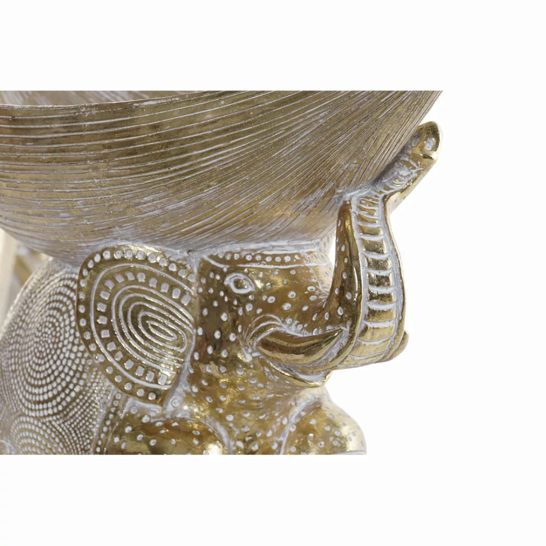 Deko-figur Dkd Home Decor Elefant Golden Harz (45 X 20 X 25 Cm) günstig online kaufen