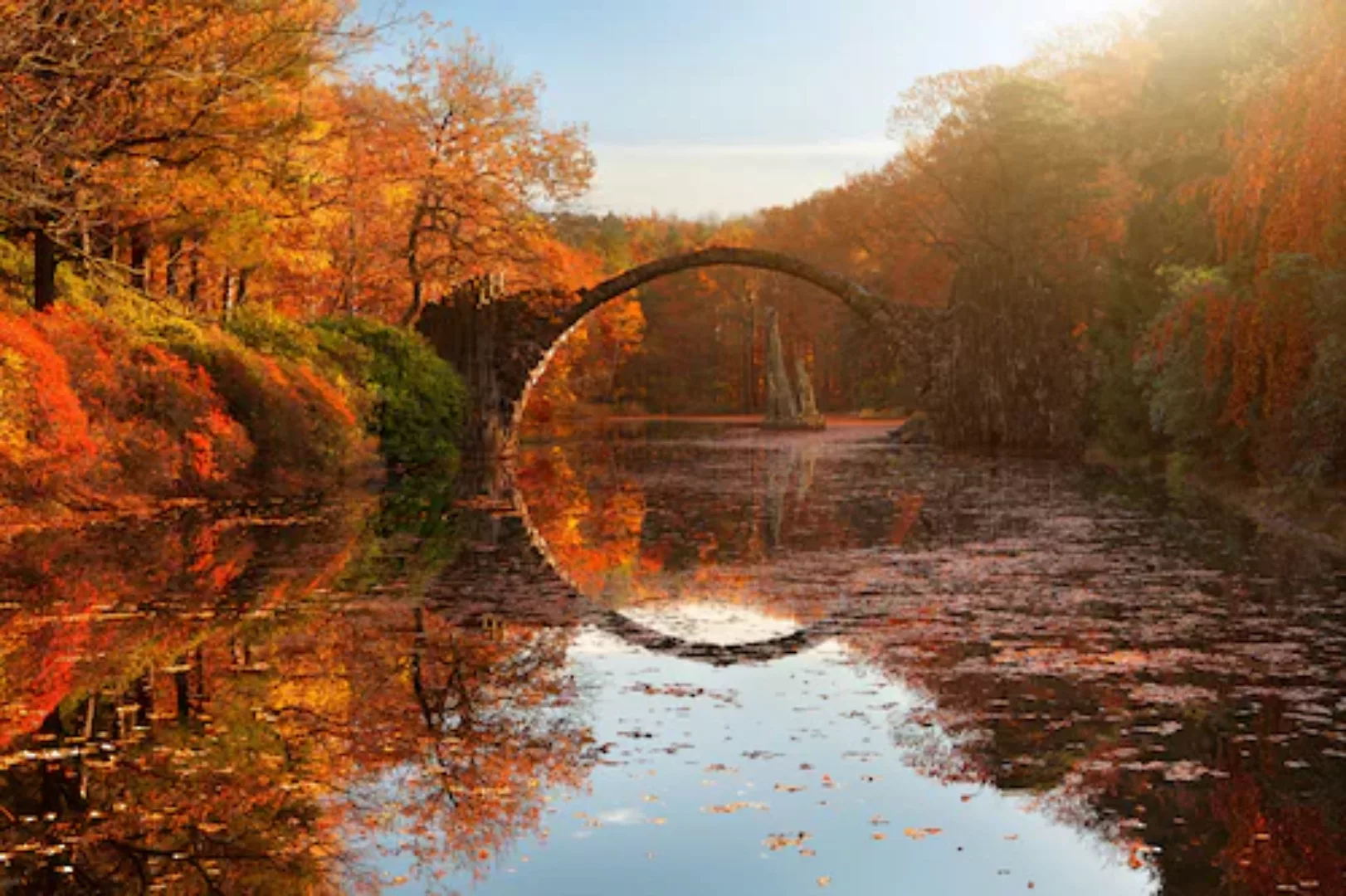 Papermoon Fototapete »Photo-Art DANIEL Å˜EÅ˜ICHA, HERBSTSEE« günstig online kaufen