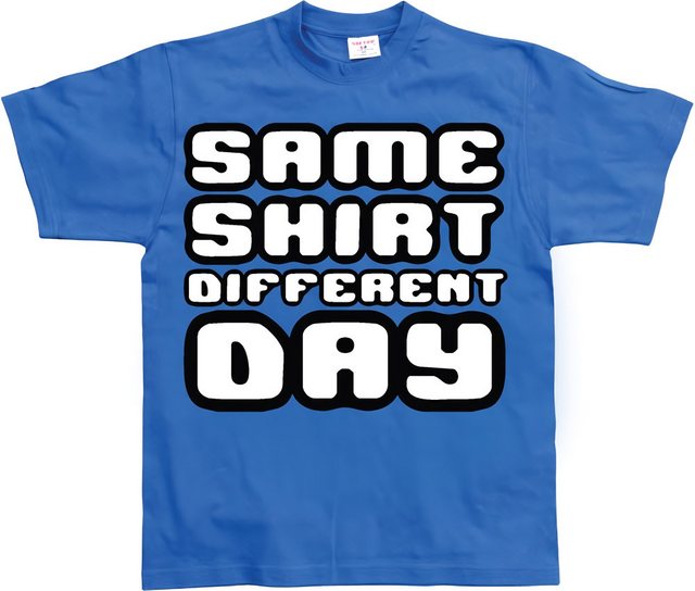 Hybris T-Shirt Same Shirt Different Day T-Shirt günstig online kaufen