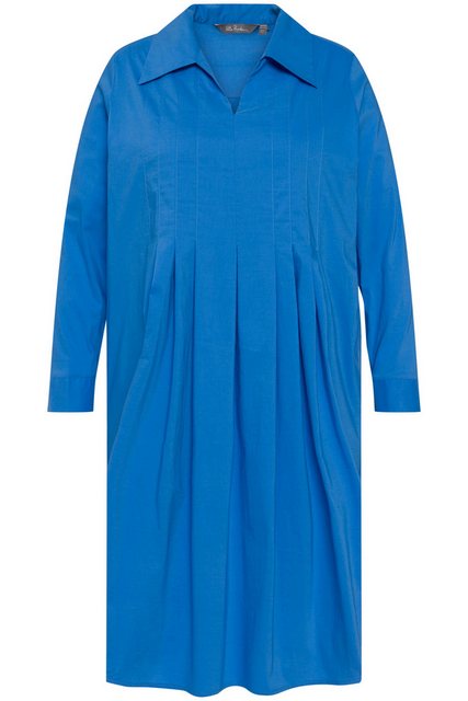 Ulla Popken Hemdblusenkleid Hemdblusenkleid A-Linie Hemdkragen 3/4-Arm günstig online kaufen