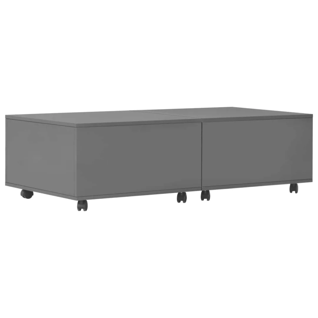 Couchtisch Hochglanz Grau 120x60x35 Cm günstig online kaufen