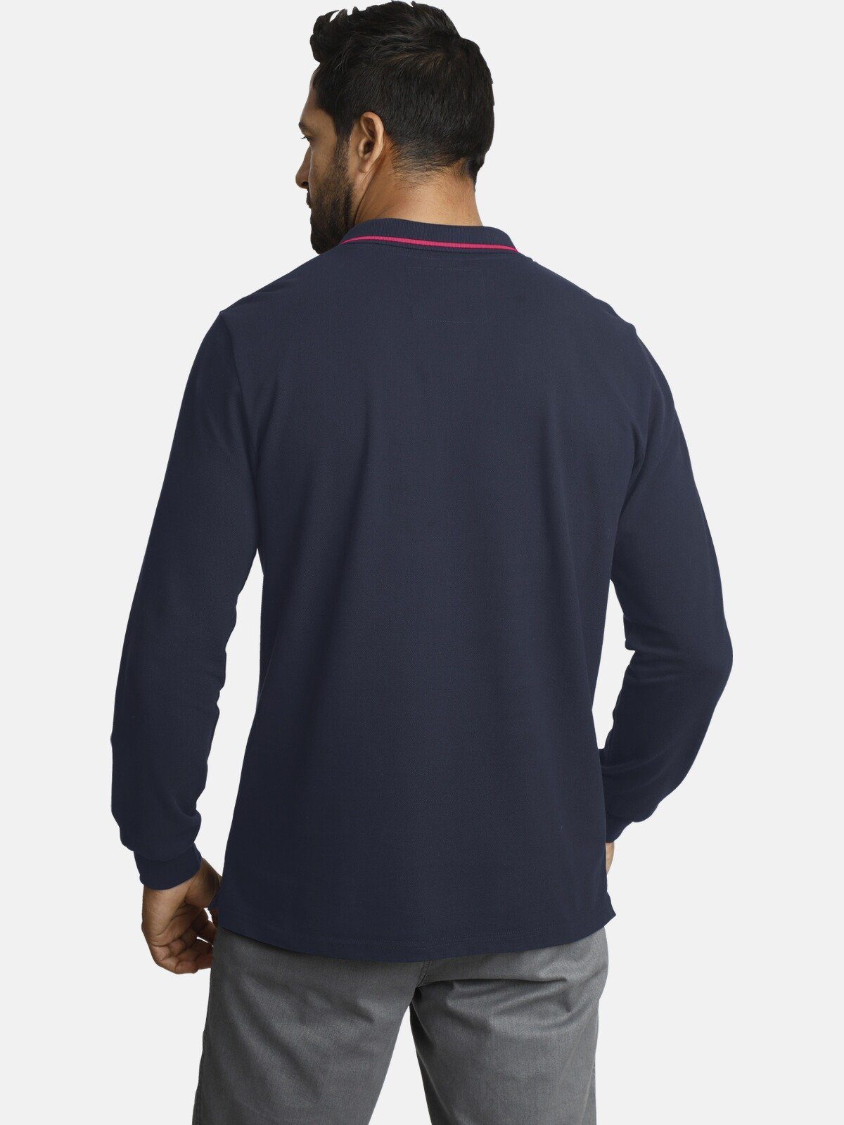 Jan Vanderstorm Langarm-Poloshirt ELLIS in hochwertiger günstig online kaufen