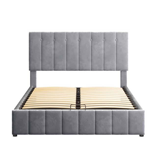 MODFU Bett Doppelbett Kinderbett Jugendbett 140x200 cm (höhenverstellbares günstig online kaufen