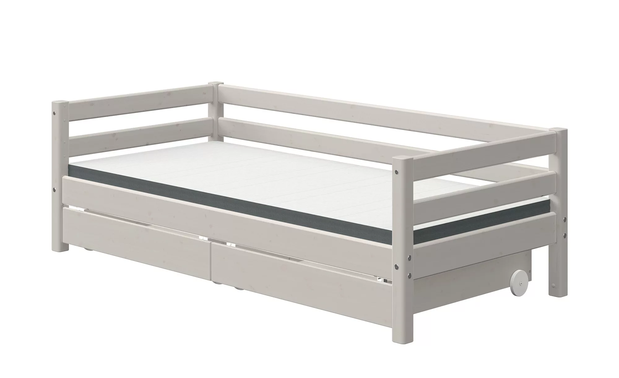 FLEXA Bett mit 2 Schubladen  Flexa Classic ¦ grau ¦ Maße (cm): B: 100 H: 67 günstig online kaufen