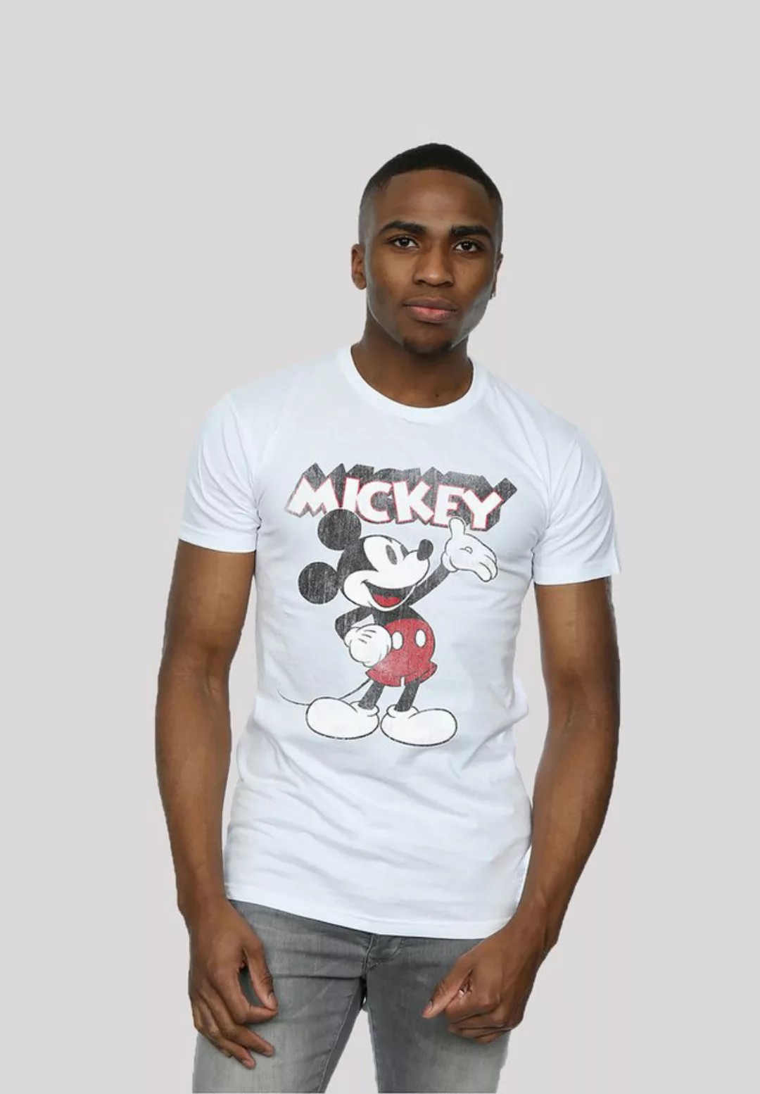 F4NT4STIC T-Shirt Disney Micky Maus Presents Print günstig online kaufen