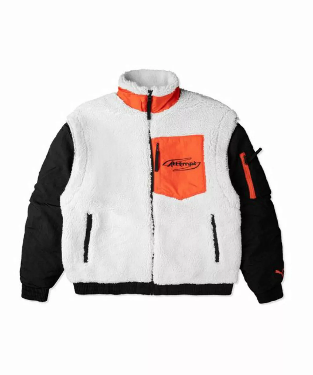 PUMA Sweatjacke x ATTEMPT Sherpa Bomber Jacke günstig online kaufen