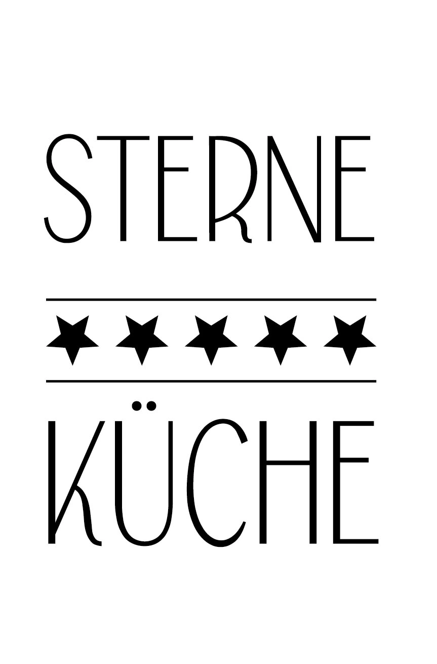 queence Wanddekoobjekt "5 STERNE KÜCHE", Stahlschild, Blechschild, Spruch, günstig online kaufen