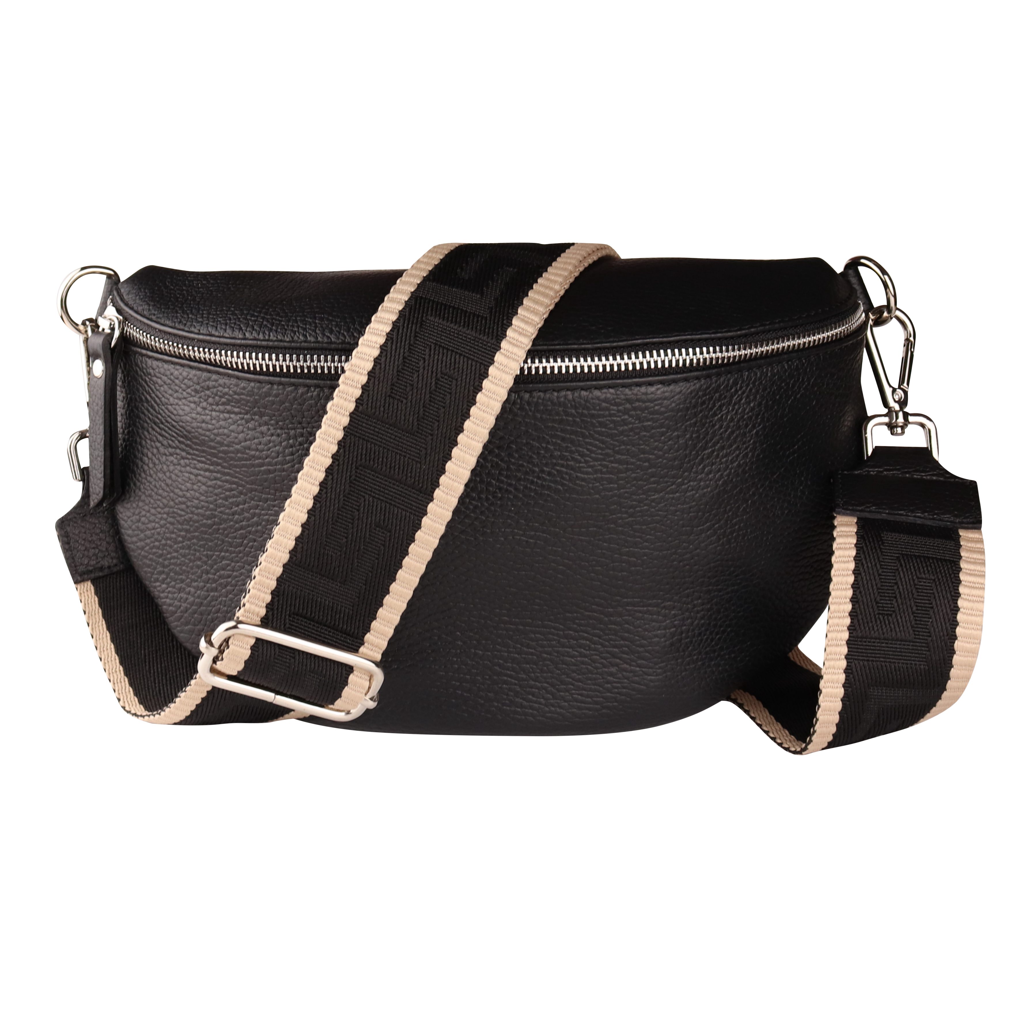 MIRROSI Bauchtasche mit GOLDENER Reißverschluss Damen, günstig online kaufen