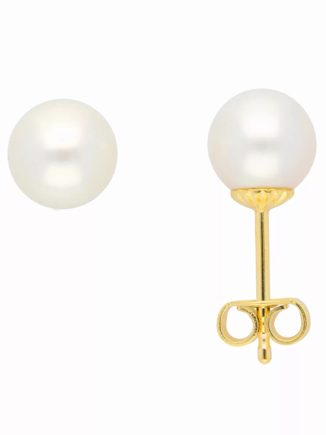 Adelia´s Paar Ohrhänger "1 Paar 585 Gold Ohrringe / Ohrstecker mit Süßwasse günstig online kaufen