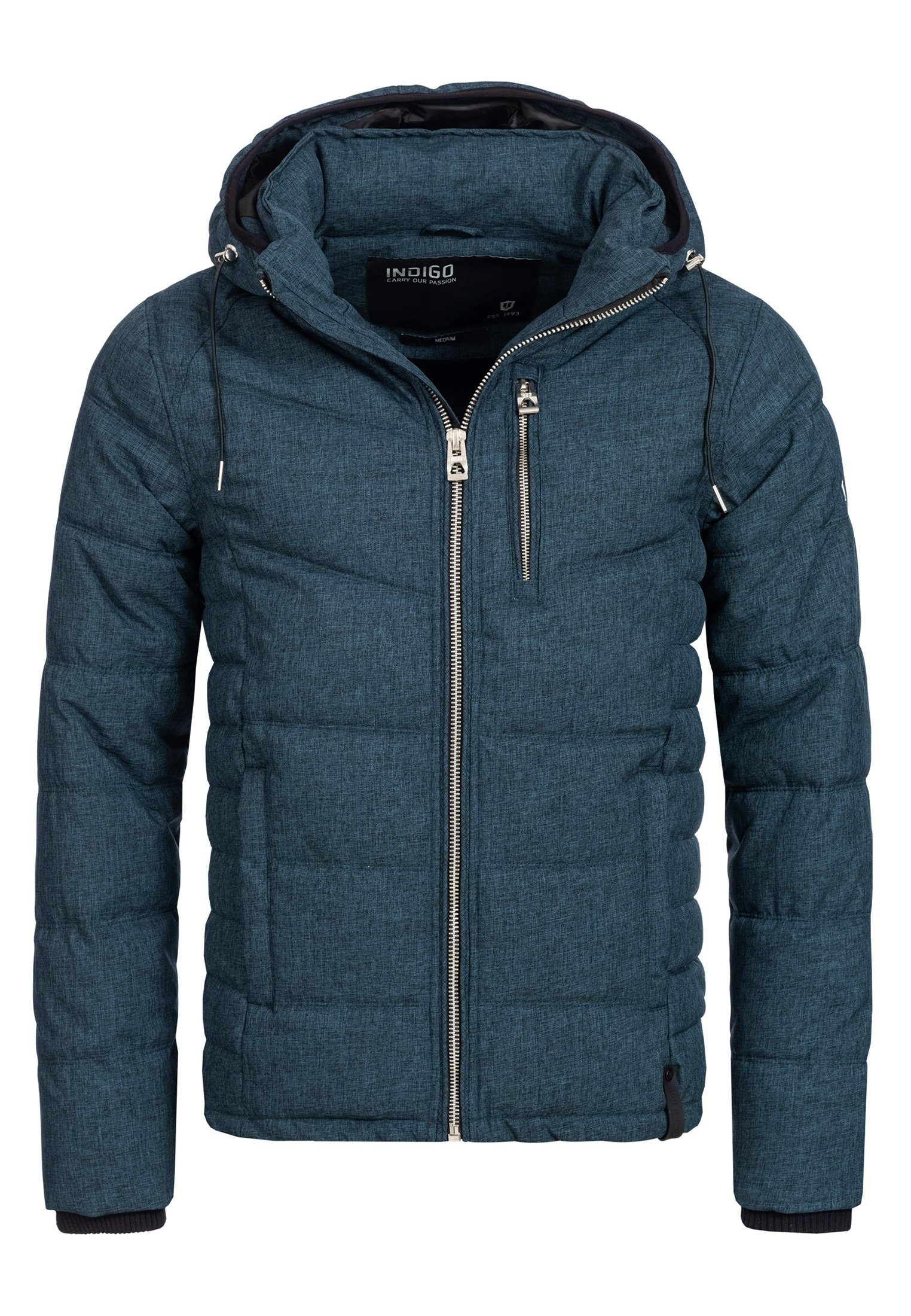 Indicode Winterjacke Circus mit abnehmbarer Kapuze günstig online kaufen